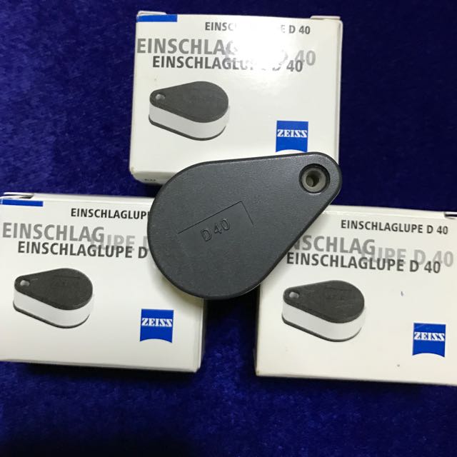 Zeiss Loupe Magnifying 10x D40 Genuine Made In Germany, For Diamonds