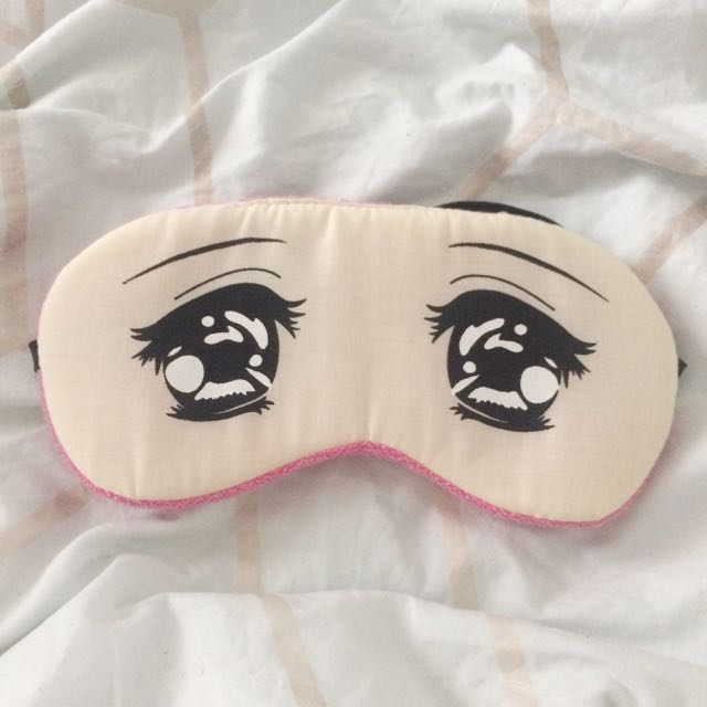 Anime Eyes Sleeping Mask Women S Fashion Accessories On Carousell
