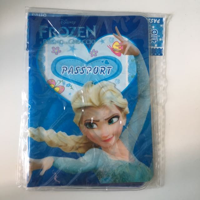 frozen passport cover case, Everything Else on Carousell