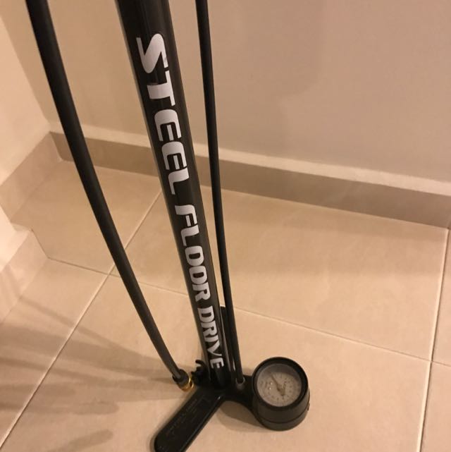 Lezyne High Pressure High Volume Steel Floor Pump, Sports Equipment