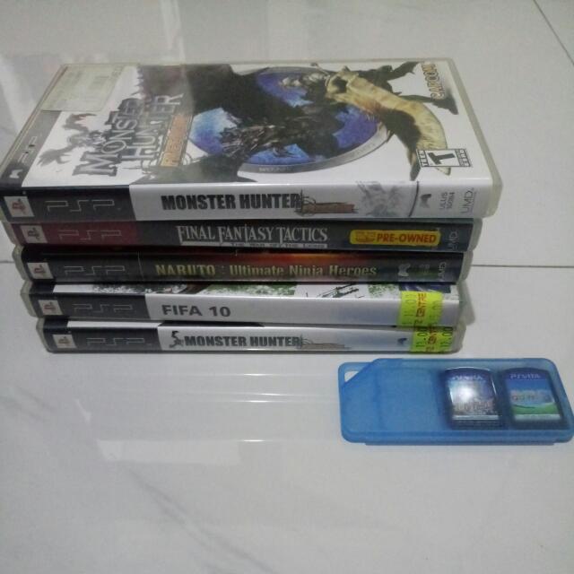 Psp Umds And Ps Vita Games Toys Games Video Gaming Video Games On Carousell