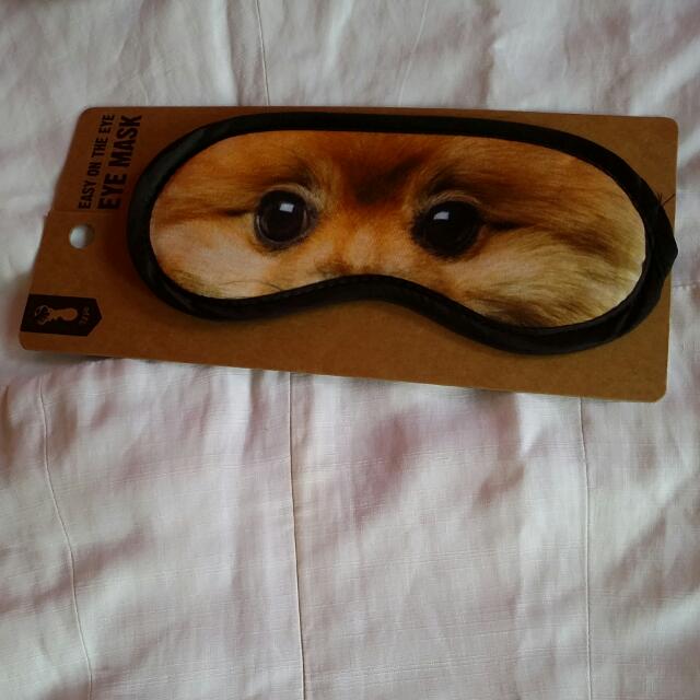Typo eye mask, Everything Else on Carousell
