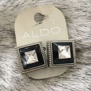 Aldo Silver crystal Stud Earrings