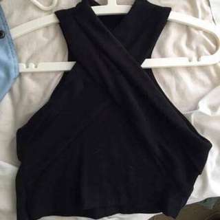 black kookai top💛