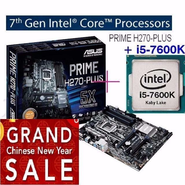 Asus Prime H270 Plus I5 7600k 3 Years Local Warranty Rogue One Rebels Crazy Super Sales Last Day 12 Feb Hurry Grab It Shop Open Till 23 59 Electronics Computer Parts Accessories On Carousell