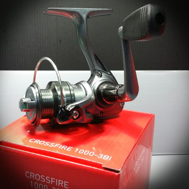 New!!! Just In!!! Daiwa Fishing Reel Crossfire 1000-3Bi (AD), Sports  Equipment, Fishing on Carousell
