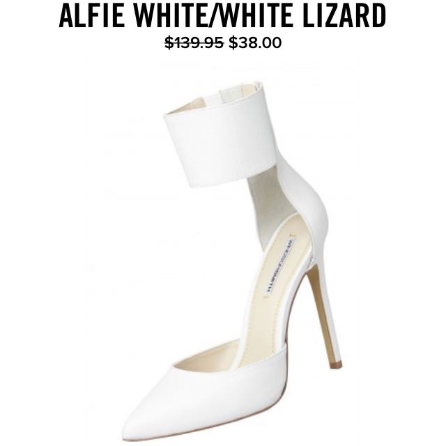 white high heels size 5