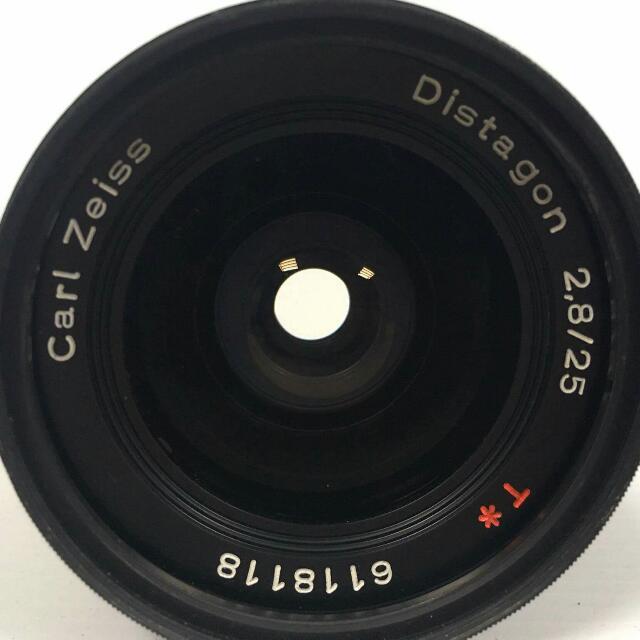 西德蔡司Contax Carl Zeiss Distagon T* 25mm F2.8 AEG 鏡頭一顆, 相機