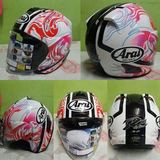 Arai riptide pink original sales