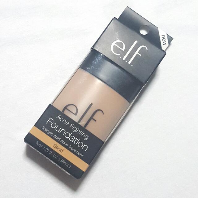 Elf Acne Fighting Studio Foundation In Sand, Beauty & Personal Care