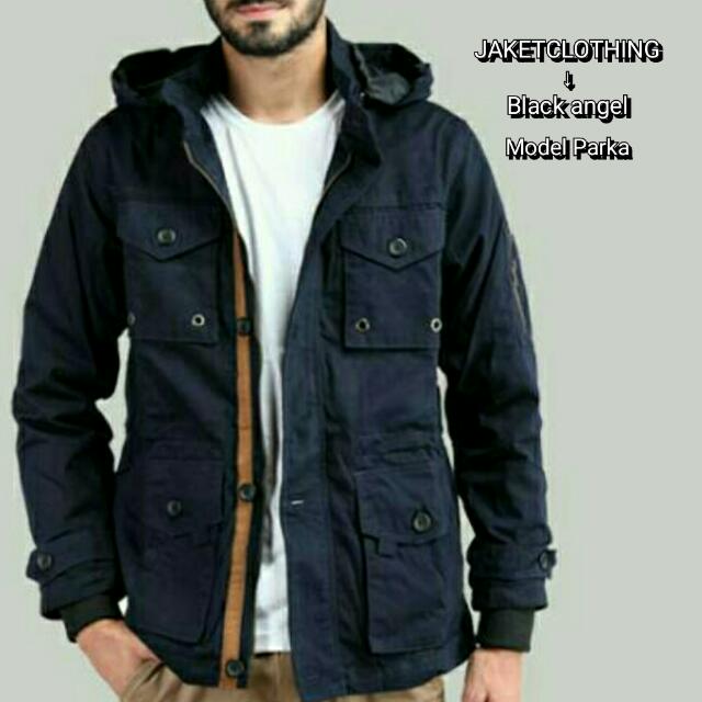 Jaketclothing Model Parka Merk Distro Black Angel Bandung Olshop