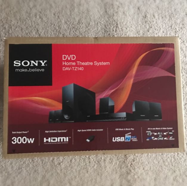Sony DVD Home Theatre System DAVTZ140, TV & Home Appliances, TV
