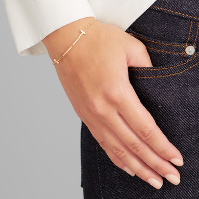 tiffany smile bracelet white gold