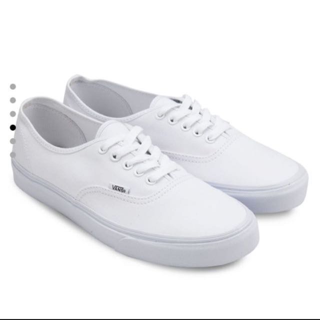 full white vans