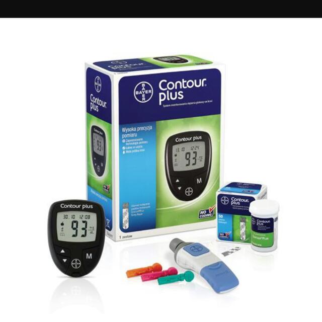 全新bayer Contour Plus 拜耳進驗血糖機 其他 其他 Carousell