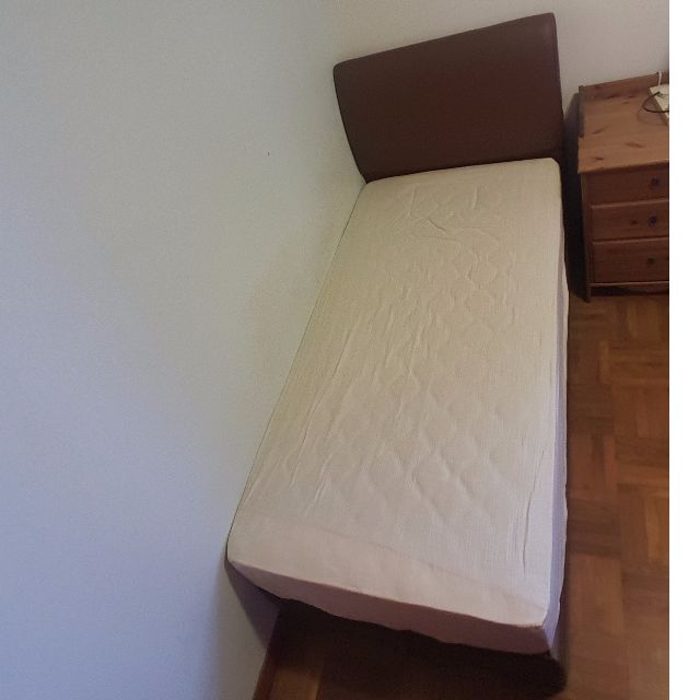 Good As New Single Bed With King Koil Extra Firm Mattress