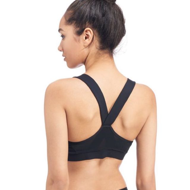 ivy park black sports bra
