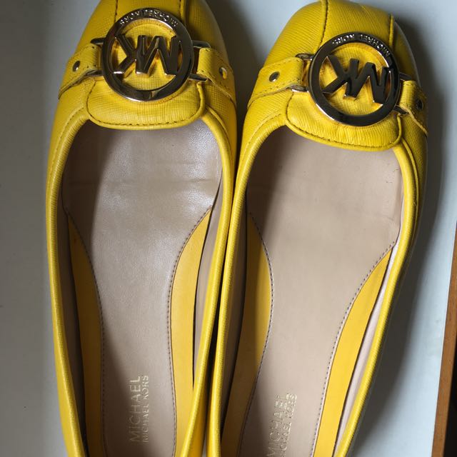 Mk yellow shoes clearance