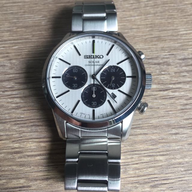 Seiko SBPY085 Solar Chronograph