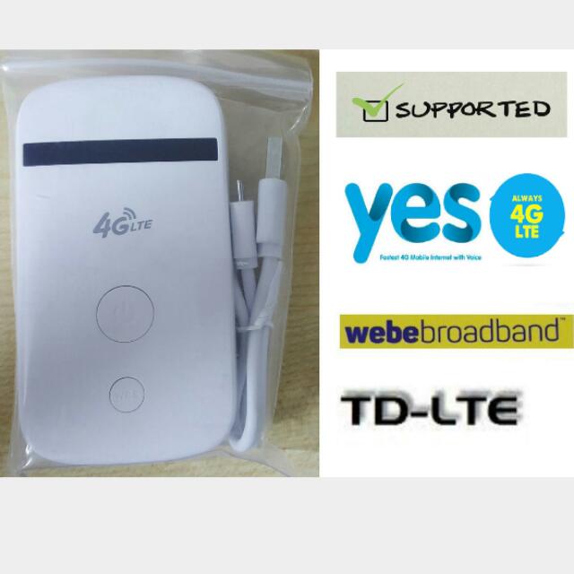 4G YES / WEBE Broadband LTE Modem Wifi, Mobile Phones & Gadgets, Mobile
