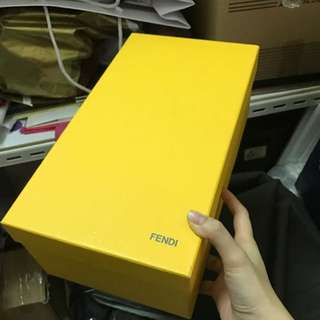 Fendi Shoebox And Strings sneakers.