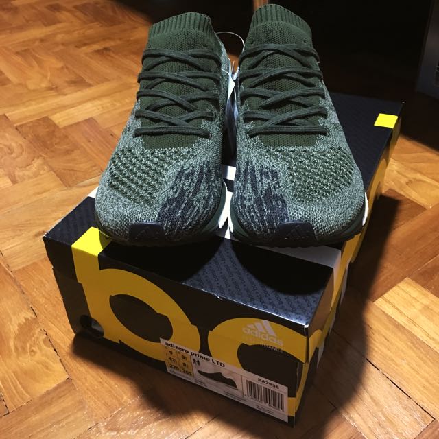 Adidas Adizero Prime Boost Olive LTD Men s Fashion Footwear Sneakers on Carousell