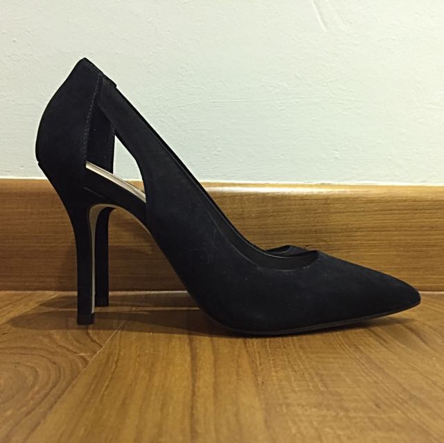 Aldo black velvet shoes sale