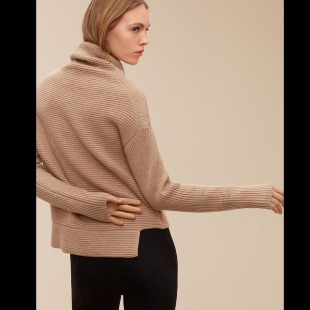 Aritzia Babaton Mika Sweater Size S Grey Women s Fashion Clothes on Carousell