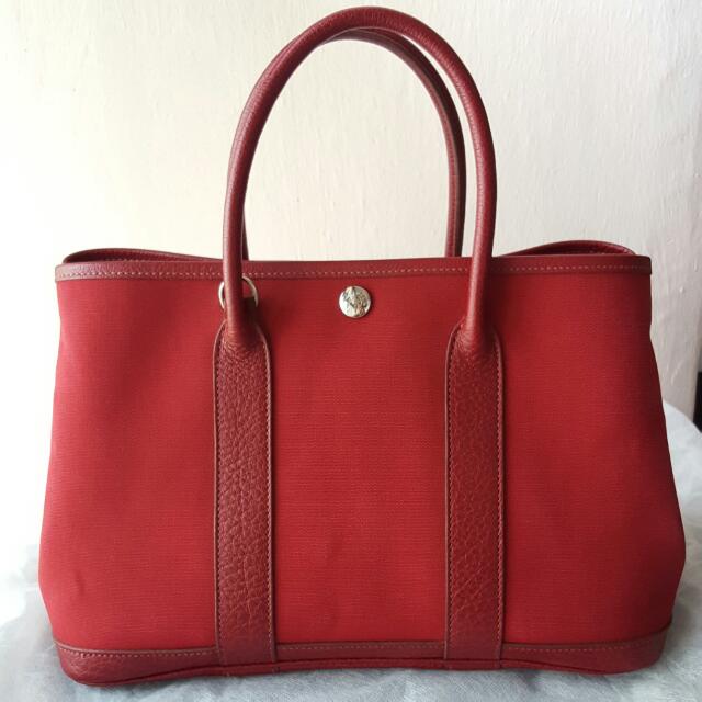 Hermes Garden Party 36, Luxury, Bags & Wallets on Carousell