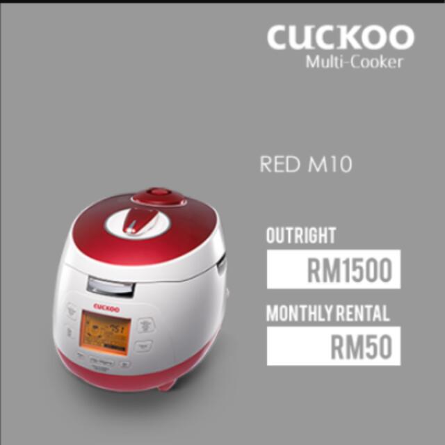 CUCKOO multi cooker Red M10