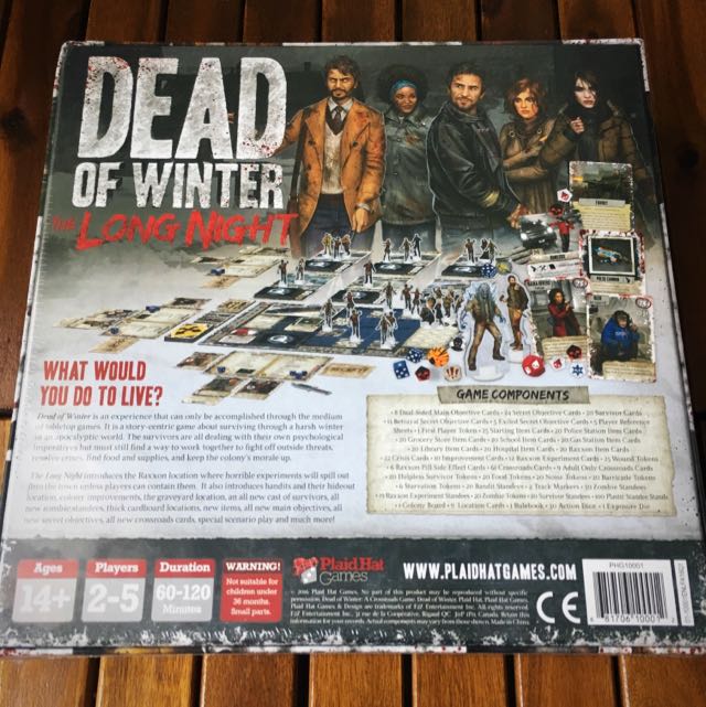 Dead Of Winter The Long Night Board Game Toys Games Board