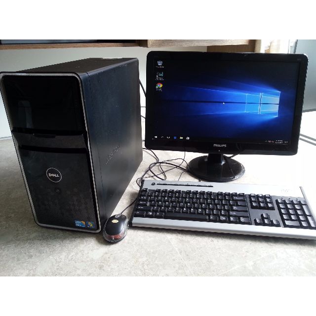 Dell Inspiron 570 desktop with LG 19” LCD Monitor