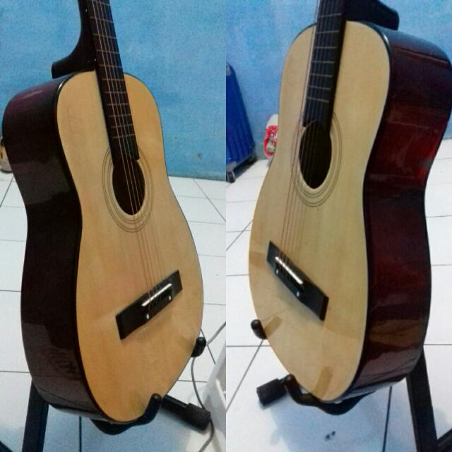 Gitar Akustik Kapok Original Musik Media Alat Di Carousell