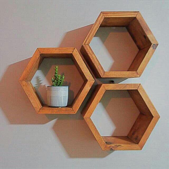 Honeycomb Wall Decor Furniture Others On Carousell