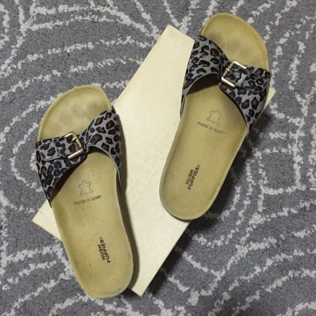 hush leopard slippers