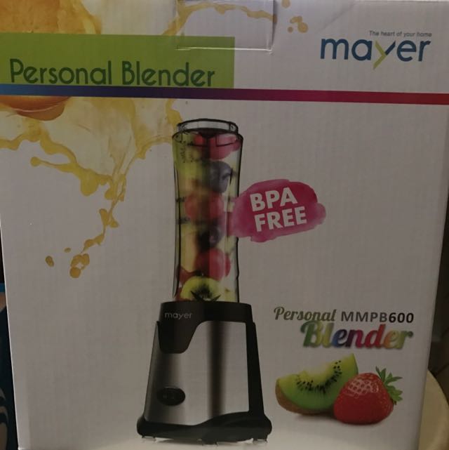 Mayer Personal Blender + Free 300ml BPAFree Bottle, TV & Home Appliances, Kitchen Appliances