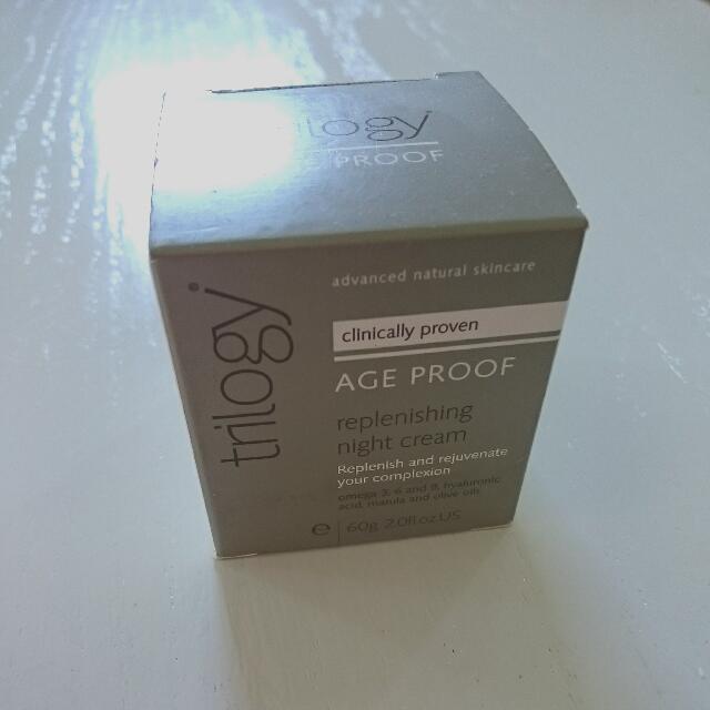trilogy night cream