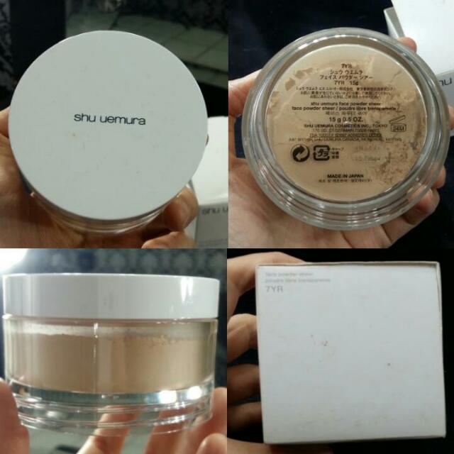 Preloved Shu Uemura Face Powder 7yr Kesehatan Kecantikan Rias Wajah Di Carousell
