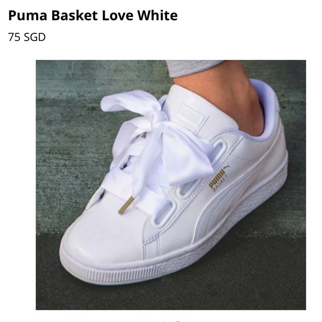 Puma Basket Love White PENDING 