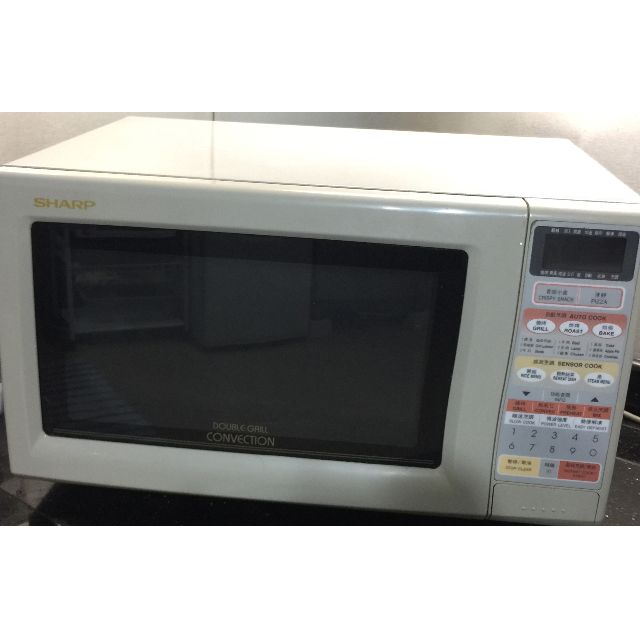 SHARP R888 DOUBLE GRILL CONVECTION MICROWAVE OVEN (USED WORKING