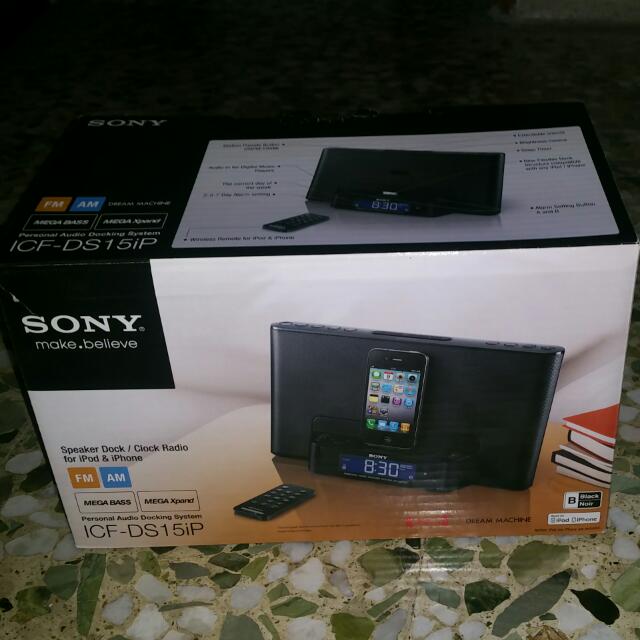 Sony personal audio docking system, TV & Home Appliances, TV
