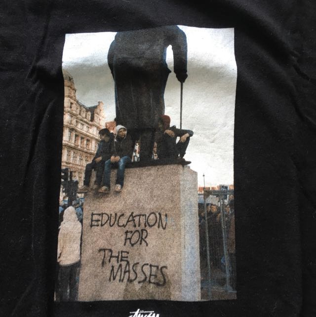 Stussy 'Education For The Masses' T Shirt