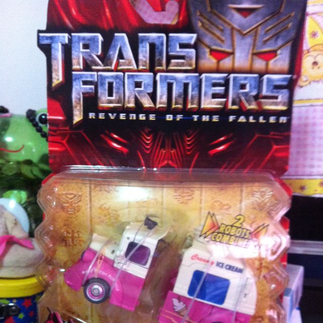 transformers ice cream truck toy