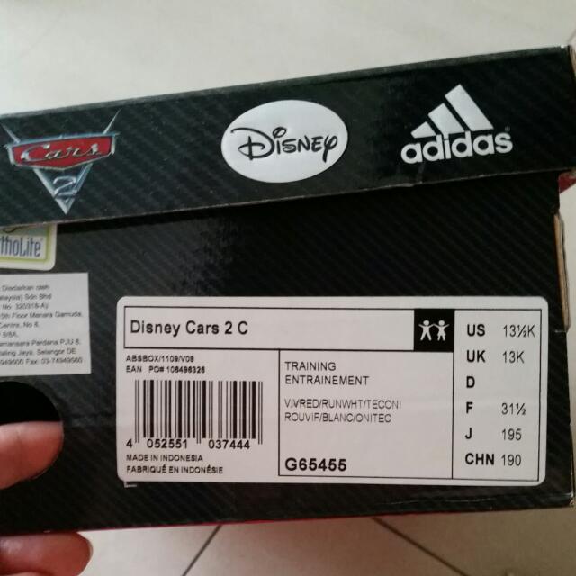 adidas lightning mcqueen trainers