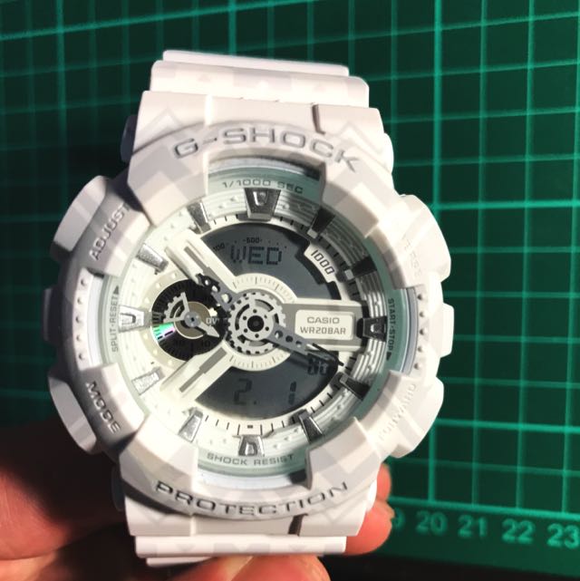 Casino G Shock Ga 110tp White Tribal Pattern