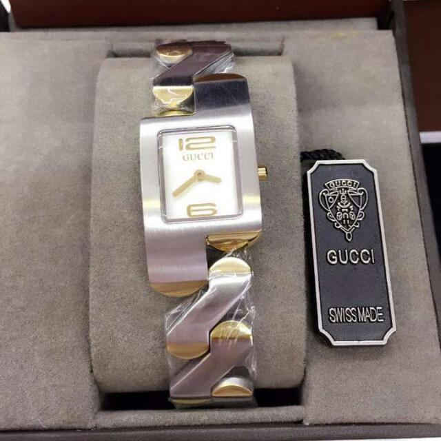 gucci zig zag gold watch price