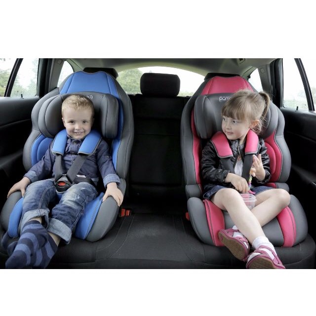 Halfords Pampero Little Monkey Child Car Seat Pink