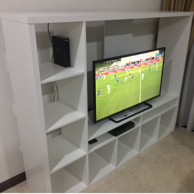 Lappland tv shop storage unit white
