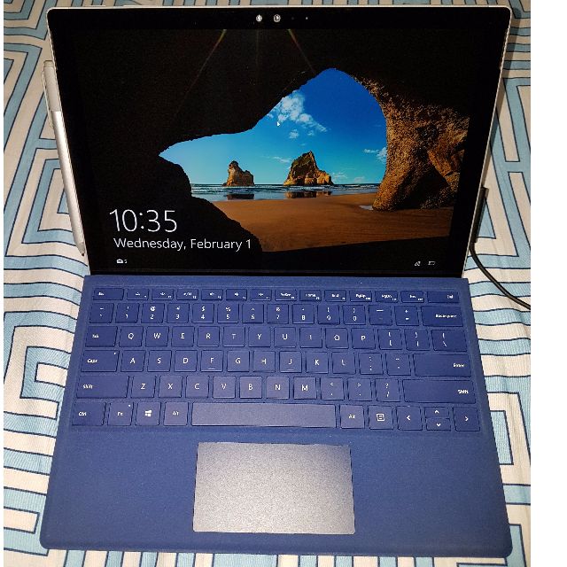 Preloved Microsoft Surface Pro 4 I5 256gb Ssd 8gb Ram With Smart Type Keyboard And Full Body Cover Electronics Computers On Carousell