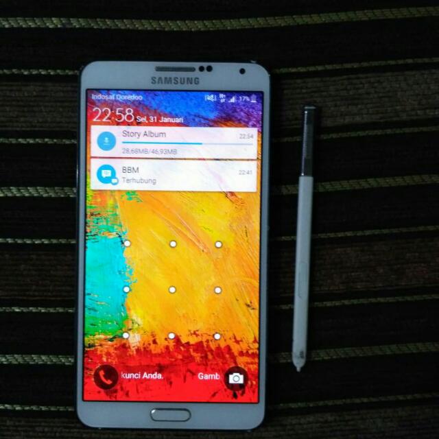 Samsung Galaxy Note 3 Sm 900 Telepon Seluler Tablet Di Carousell